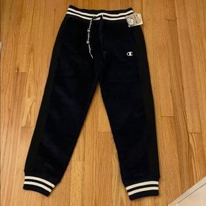 Champion navy velour joggers size small never worn